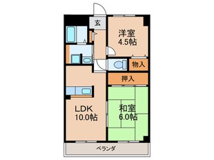 アビタシオン　アールデコの物件間取画像